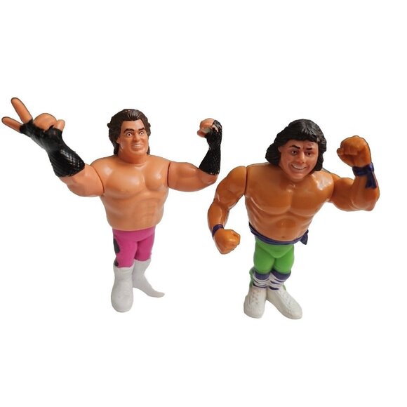 1990-91 Brutus The Barber Marty Jannetty WWF Wrestling Action Figures Titan - Picture 1 of 13